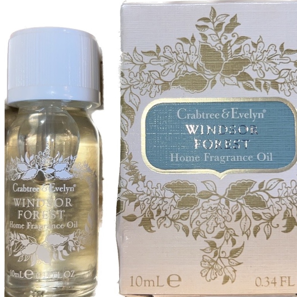Crabtree & Evelyn Windsor Forest home fragrance oil-NIB-rare find/retired